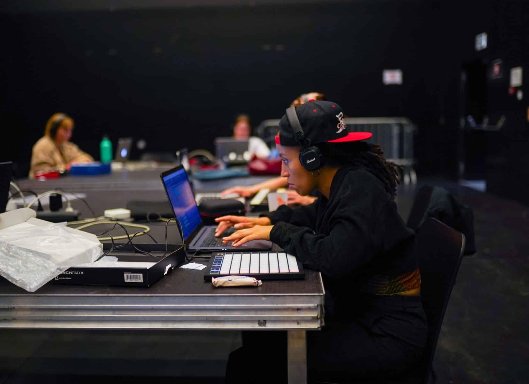 Helvetiarockt Music Lab, Beatmaking Workshop , Foto: Noemie Fall