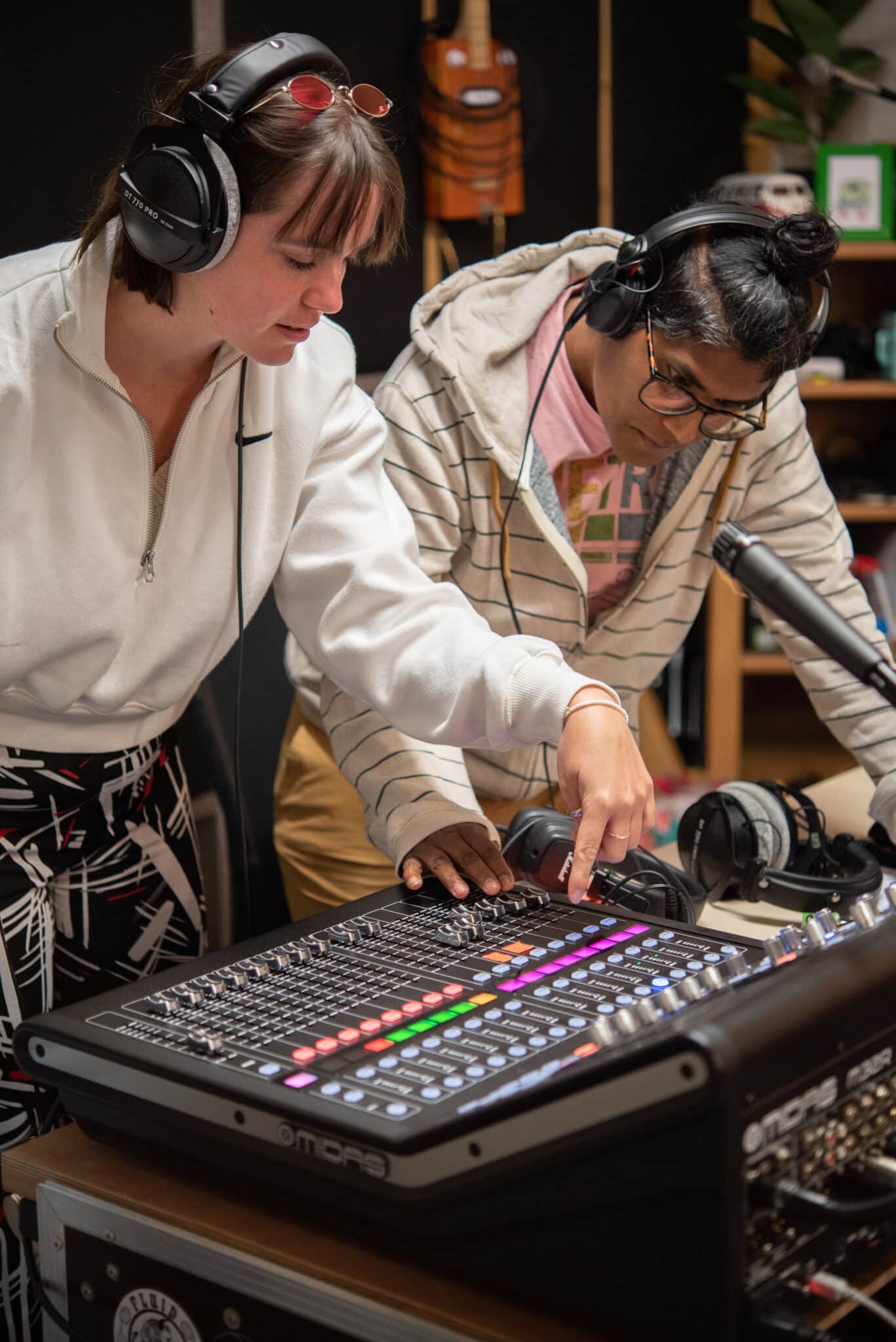 Helvetiarockt Music Lab Recording Step By Step Workshop, Foto: Livia Zumofen