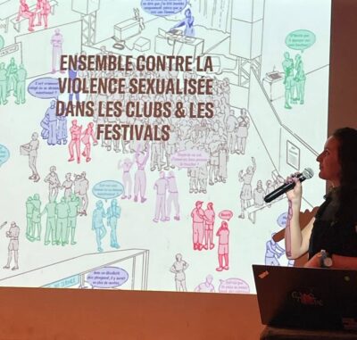 Präsentation des Berichtes zu sexualisierter Gewalt in Clubs und an Festivals in der Schweiz «Nicht nur Plakate in den Toiletten» @Festival Les Créatives | 2023